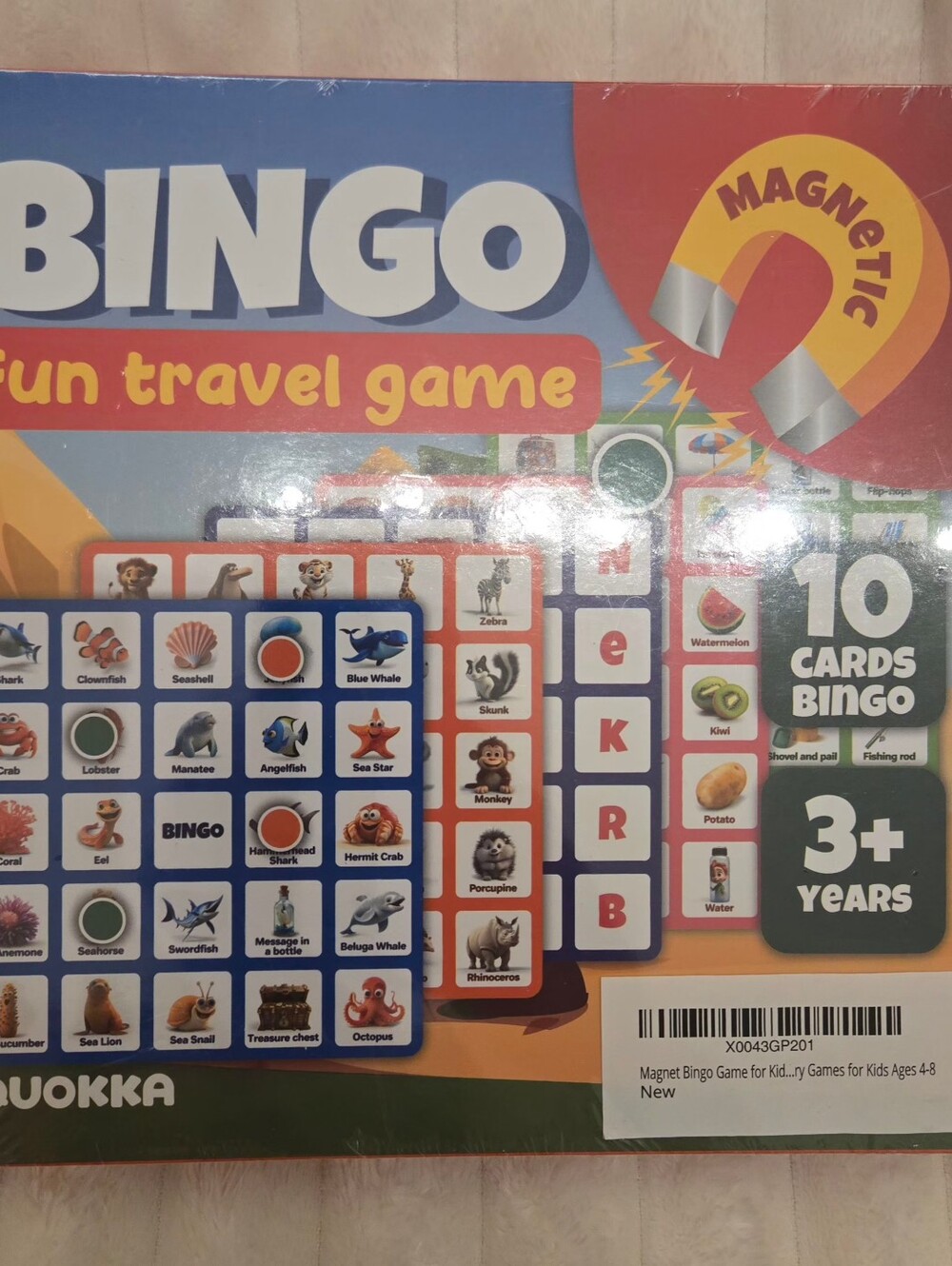 Kids Magnetic Bingo Adventure Game